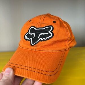 Fox Bright Orange Cap with Logo